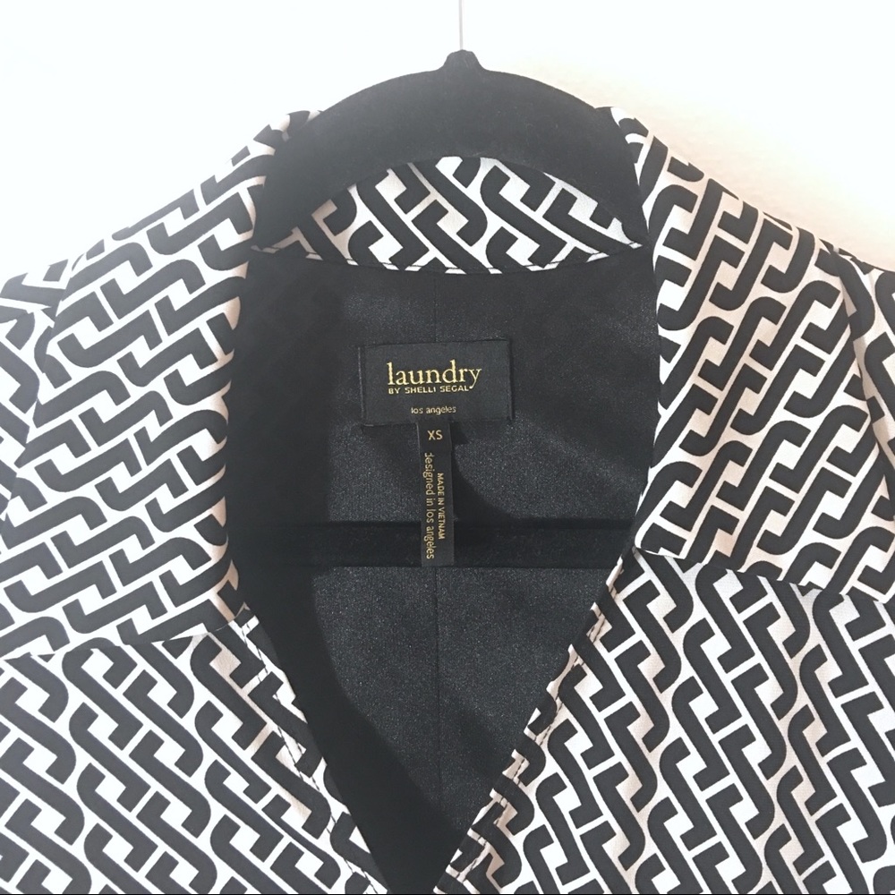 Celtic Braid Wrap Shirt Dress laundry shelli segal - Picture 5 of 8